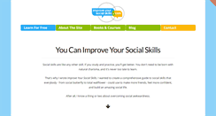 Desktop Screenshot of improveyoursocialskills.com