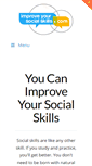 Mobile Screenshot of improveyoursocialskills.com